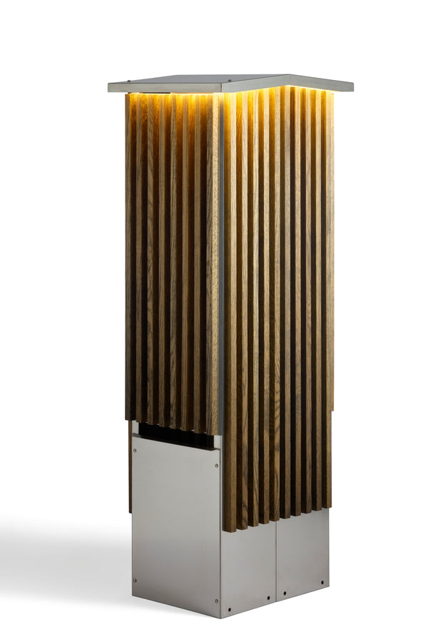 LightTop Twin topmodul med integreret LED-belysning til ChargePoint Twin